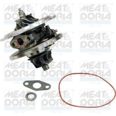Core assembly, turbocharger